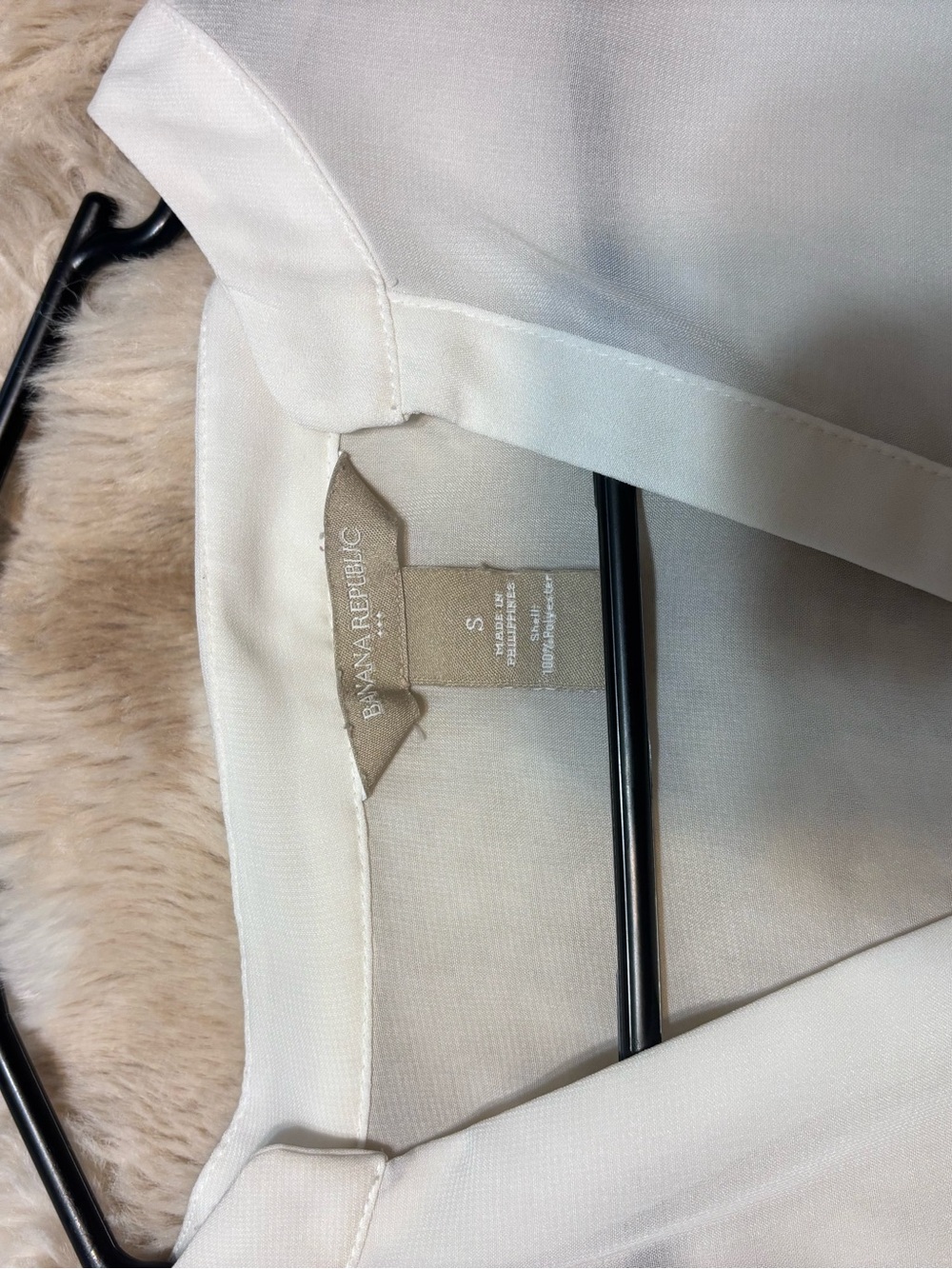 Banana Republic White Blouse